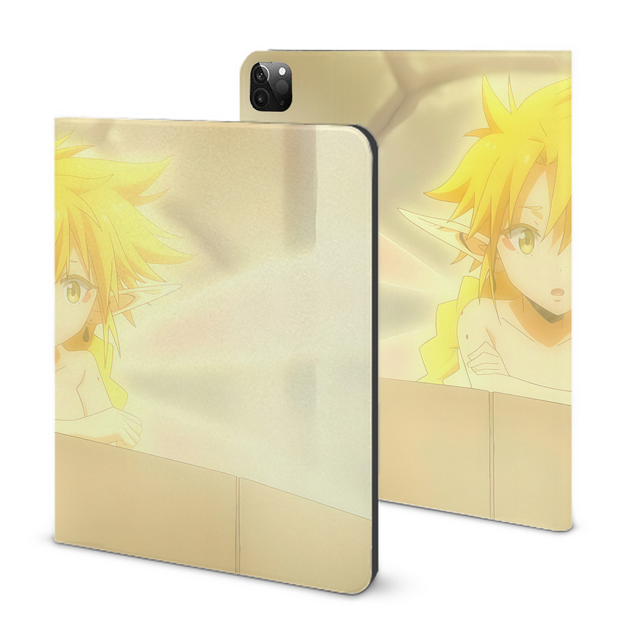 （画像用） 転スラ Regarding Reincarnated to Slime IPadケース ペンホルダー付き ブックスタイルデザイン
